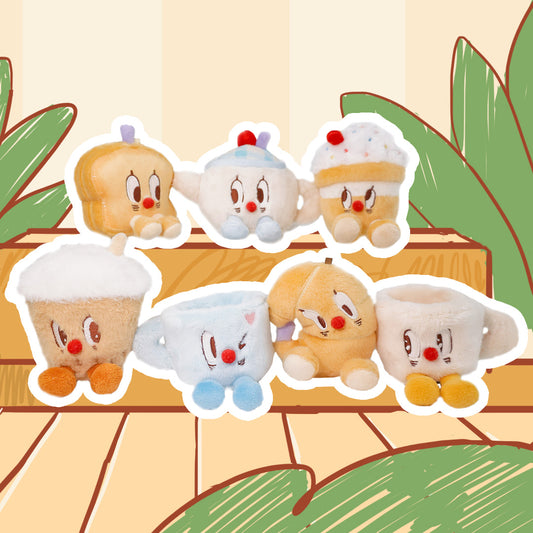 Gululu Wonderland - Afternoon Tea Theme Plush Keychain